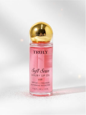 Truly Soft Serve Luxury Lip Oil 12ml Peptide Ceramide Hydrating
